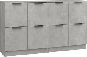 vidaXL 2 db fehér szerelt fa tálalóasztal 60 x 30 x 70 cm