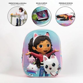 Gabi babaháza Fun 3D hátizsák, táska 31 cm