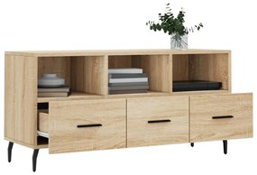 sonoma tölgy színű szerelt fa TV-szekrény 102 x 36 x 50 cm