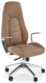 Sleek irodai fotel, barna