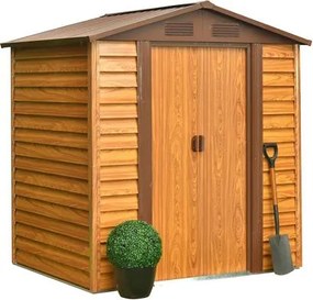 fém kerti ház LANITPLAST MAXTORE WOOD 65 LG2300