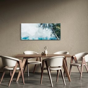 Egy pálmafa képe a tenger felett (120x50 cm)