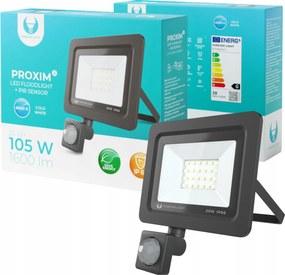 Led fényvető 20W 6000K Pir IP66 Halogén Kültéri Erős Forever Light