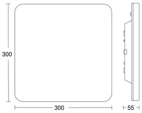 Steinel-LED Dimmelhető lámpa érzékelővel RSPROR20BASICQ 15,3W/230V IP40 4000