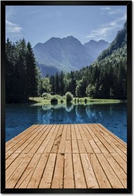 Poszterek keretben 40x60 Fa híd a hegyekben