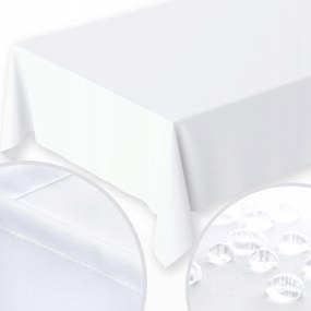 Abrosz Foltálló Klasszikus Fehér 140X400 CM Asztalra Sima Matt Vastag