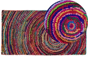 Színes pamutszőnyeg 80 x 150 cm MALATYA Beliani
