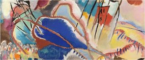 Kép -  Vasily Kandinsky, Improvisation No. 30 (Cannons), reprodukciók (120x50 cm)