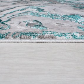 Szürke-türkiz szőnyeg 120x170 cm Marbled – Flair Rugs