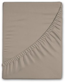 Barna gumis flanel lepedő 180x200 cm – Good Morning