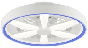 Brilliant - GAIANO LED/48W/230V fehér RGBW mennyezeti ventilátor távirányítóval