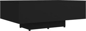 vidaXL fekete szerelt fa dohányzóasztal 85 x 55 x 31 cm