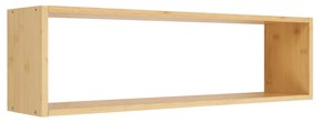Ember fali polc bambusz, natúr, 70x15x19,5 cm