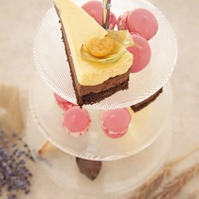 Orion Ema üveg tálalóállvány, 3 szintes