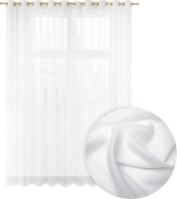 Függöny kész Fátyol fehér 400x250 átvezető függöny a nappaliba