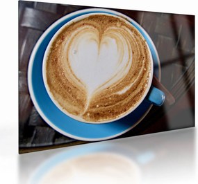 Kép - Latte Art (üvegen) (70x50 cm)