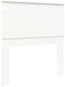 Fejtámla fejtámlával Fehér 90 cm Faanyag