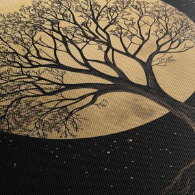 Kép – Fa arany teliholdban I. (90x60 cm)