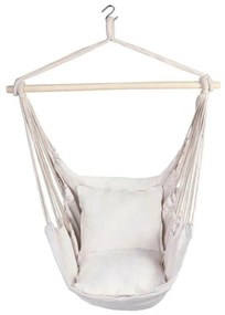 Függőszék párnával-törtfehér