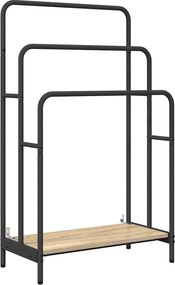 vidaXL Ruhaszárító polcokkal Sonoma tölgy 60 x 30 x 100,5 cm Faanyag