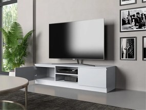 Aldabra RTV140 TV állvány, 140x36x40 cm, fehér