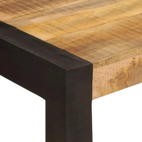 Tömör mangófa étkezőasztal 120x60x76 cm
