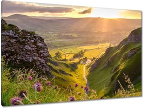 Festmények 120x80 Gyönyörű tájkép Kilátás