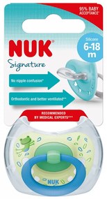 Baba cumi  NUK Signature 6-18 h blue, vel. 6-18 m
