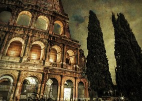 Poszter 42x29,7cm Híres római Colosseum 4, Assaf Frank