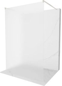 Mexen Kioto, Walk-In zuhany paraván 110 x 200 cm, 8 mm-es matt üveg, csiszolt acél profil, 800-110-002-97-30