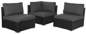 Prémium 7 részes polyrattan kerti bútor szett