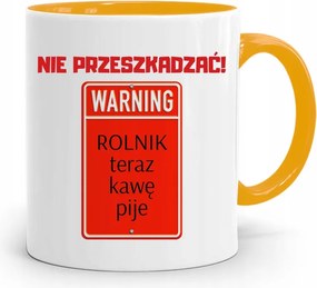 Gazdálkodóknak Sárga Bögre Ne Zavarj! Ajándék fényképes nyomattal