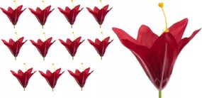 12x művirág Liliom fej szatén 12db Nagykereskedelmi Művirág nád