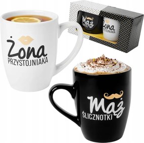 Férj És Feleség Bögre Szett 300 ML Ajándék Esküvőre, Nászra