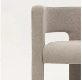 Sötét bézs design fotel ALPAH E