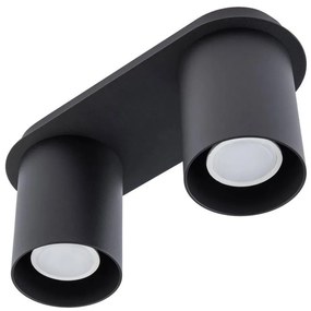Spotlámpa CREEP 2xGU10/25W/230V fekete