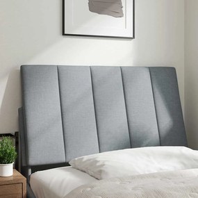 világosszürke szövet fejtámla párna 90 cm