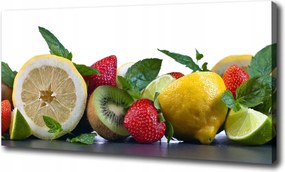 Vászonkép Gyümölcsök és zöldségek 100x70 cm