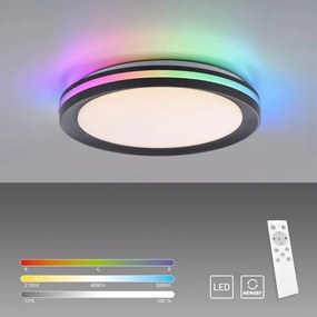 JUST LIGHT. 7509018 - GANGES LED RGBW mennyezeti lámpa 24W/230V + DO