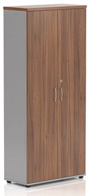 Magas széles gardrób Visio LUX 80 x 38,5 x 183,5 cm, dió