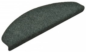 15 db zöld tűlyukasztott öntapadó lépcsőszőnyeg 65 x 21 x 4 cm
