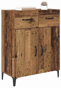 Széf fiókkal Régi fa 34 x 69,5 x 90 cm Faanyag