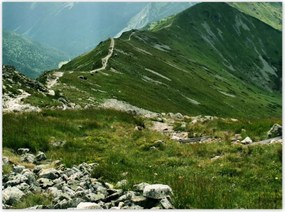 Poszterek 135x100 Tátra Lengyel hegyek Kilátás