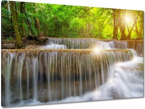 Festmények 120x80 Ázsiai tájkép Vízesés