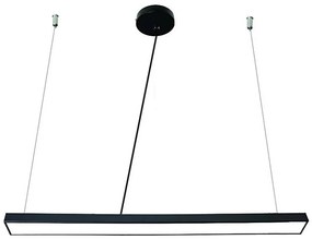 NEDES LED Csillár zsinóron LED/32W/230V 4000K átm. 120 cm fekete ND4107