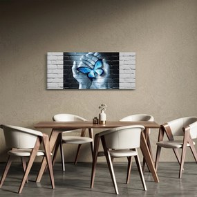 A pillangó képe a falon (120x50 cm)