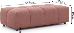 Terrakotta színű lábtartó Albane – Ropez