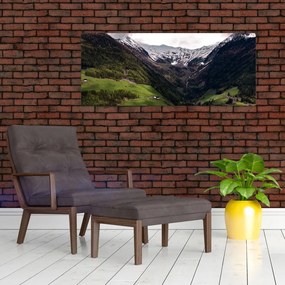 Kép - Völgy a hegyek alatt (120x50 cm)