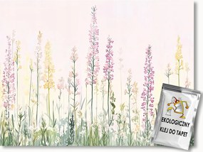 Fotótapéta Flizelina Tavasz Nyár Kert Mező Színes Virágok 312x219 ragasztó