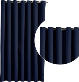 Vastag Függöny Blackout 200x250, sötétkék